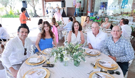  Camilo Gómez, Fernanda Loza, Graciela García, Fernando Loza y Pepe García.