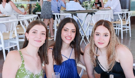  Fátima García, Ximena García y Camila García.