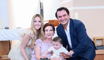  María Orozco, Rosa Elena Nieto, Sebastián García y Benito García.