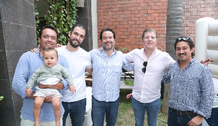  César Pérez, Matías Pérez, Guillermo Leal, Diego Hernández, Manuel Zárate y Guillermo Rodríguez.