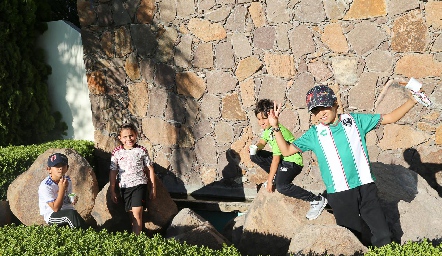  Diego, Rodrigo, Sebastián y Javi.