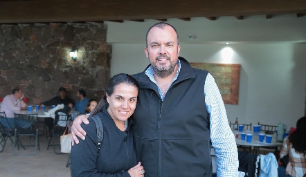  Ana Belén Leboreiro y Andrés Vázquez.