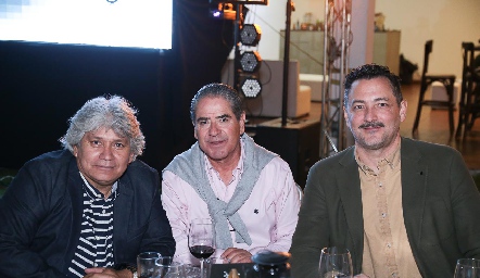  Rubén Lemus, José Luis Dorantes y Alfredo Lujambio.