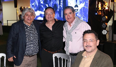  Rubén Lemus, Luis Obregón, José Luis Dorantes y Alfredo Lujambio.