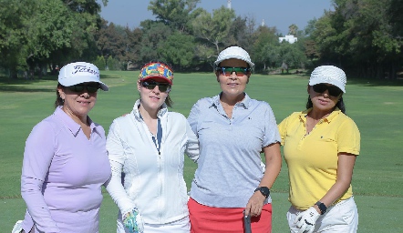  Norma Angélica Ramírez, Isabela Morales, Kikis Fernández y Estrella Varela.