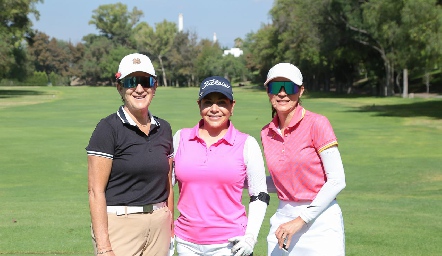  Yusa Coulón, Ale Pérez y Fari Elizalde.