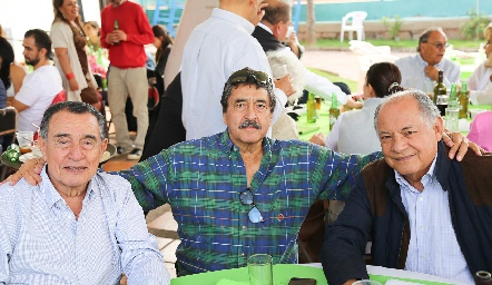  Raúl Camacho, Felipe Aurelio Torres y Juan Ramiro Robledo.