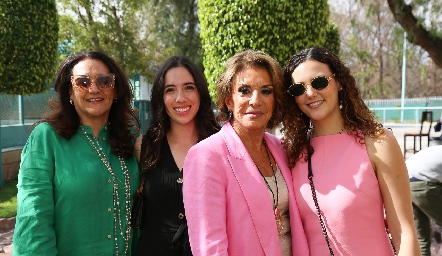  Martha Elena Meade, Raquel Meade, Martha Elena Espinosa y Regina de Anda.