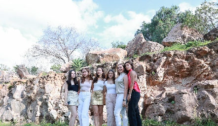  Vale Dauajare, Sofía García, Paulina Reynoso, Ximena Raitarski, Mich Heinze y Romina Villaseñor.