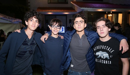  Juanma, Jorge Calvillo, Julián González y Eduardo Duarte.