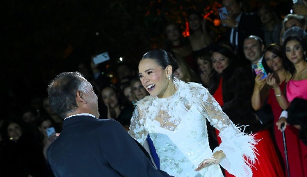  Carlos Buendía con su hija Sofía.