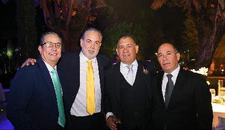  Alejandro Sánchez, Alexander Sharp, Carlos Buendía y Francisco Gutiérrez.