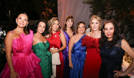  Liz Gómez, Adriana Espinosa, Anna Astrid Navarro, Paty Espinosa, Verónica Alcalde, Sandra Revilla y Verónica Pérez.