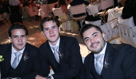  Diego Buendía, Mauricio Buendía y Juan Chalita.