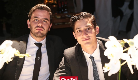  Diego Zepeda y Santi Rodríguez.