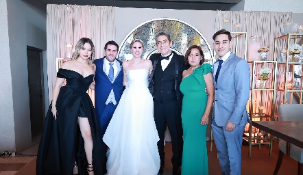  Renata Ausucua, Alfonso Galán, Daniela Ausucua, Juan José Ausucua, Imelda Zepeda  y Brandon Ausucua.