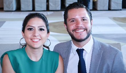  María José Mata y Sergio Hinojosa.