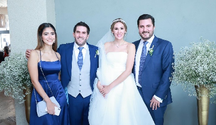  Arantza Arroyo, Alfonso Galán, Daniela Ausucua y Rodrigo Galán.