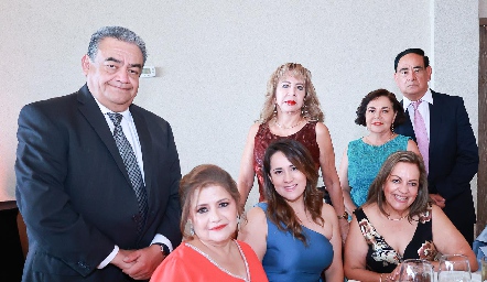  Germán Muñoz, Coco Reyna, María Nájera, Rubén Rocha, Lourdes Buenrostro, Yesica Quintero y Maru Alonso.