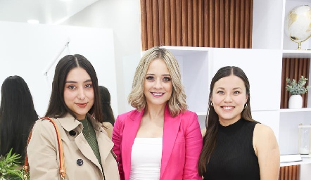  Dani Andrade, Alejandra Lozano e Isabel Delgado.