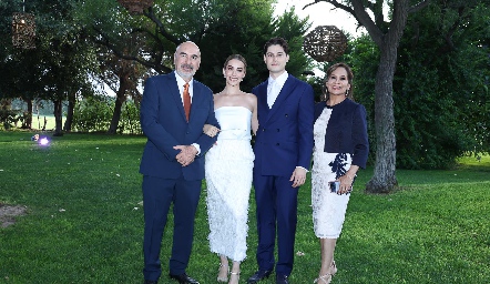 David Calvillo, Estefanía Calvillo, Alex Ramírez y Zaira Minero.