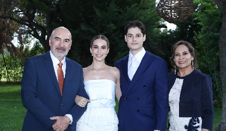 David Calvillo, Estefanía Calvillo, Alex Ramírez y Zaira Minero.