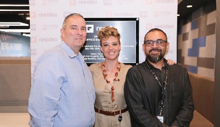  Jorge Gius, Miriam Moran y Fernando Ramírez.