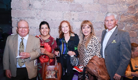  Raúl Castellanos, Rita Rojas, Miroslava de la Rosa, Martha Ríos y Heriberto González.