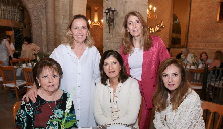  Pilar Ocejo, Olga de la Torre, Marus Hernández, Mónica Hernández y Rocío Mexicano.