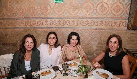  Leticia Gutiérrez, Lula Torres, Lula López y Lorena Valle.
