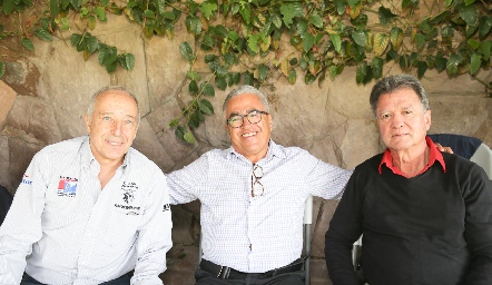  Federico Díaz Infante, Javier de la Torre y Gerardo Villasuso.