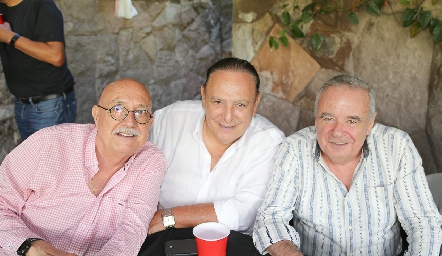  Fernando Valdes, Germán Martínez y Alejandro Mancilla.