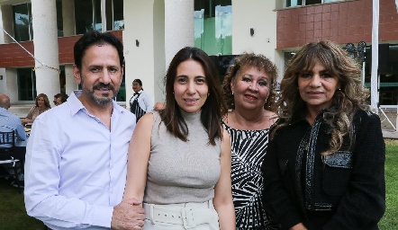  Hiram Gutiérrez, Marcela Gómez, Lulú Romero y Alma Guerrero.