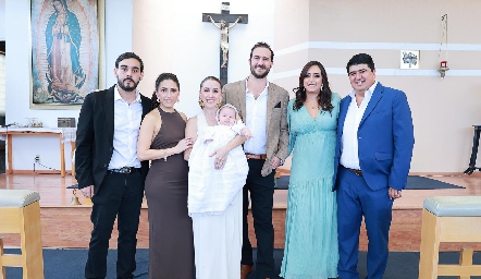  Santiago Hernández, Ana Karen Ibarra, Ana Gaby Ibarra, Sebastián Valle, Rodrigo Valle María Berrueta y Rolando Domínguez.