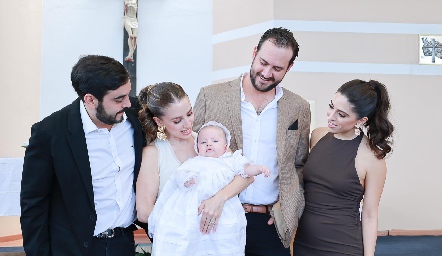  Santiago Hernández, Ana Gaby Ibarra, Sebastián Valle, Ro Valle y Ana Karen Ibarra.