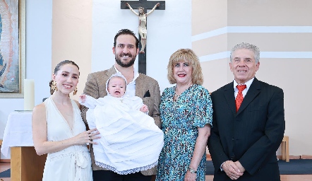  Ana Gaby Ibarra, Ro Valle, Sebastián Valle,  Rosaura López y Gustavo Ibarra.