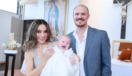  Adri de la Maza, Sebastián Valle y Patricio Valle.