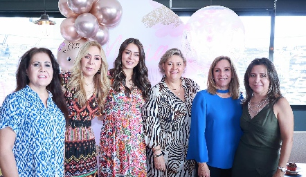  Ana Fonte, Claudia Hermosillo, Paulina Rodríguez, Aurora García, Bety Lavín y Laura Monjarás.