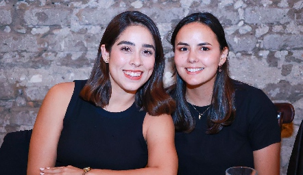  Daniela de la Huerta y Ceci Dávila.