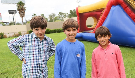  Sebas Castañón, Joche y Juan Carlos Feres.