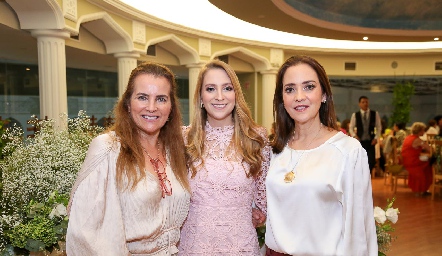  Patricia del Bosque, Ale Álvarez y Graciela López.