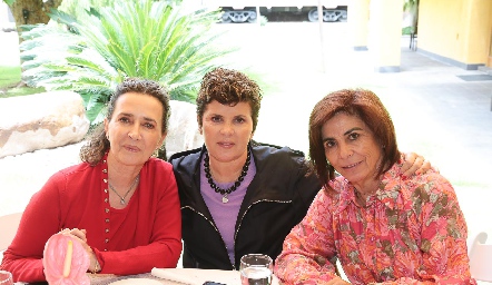  Lucía Martínez, Verónica Martínez y Adriana Sánchez.
