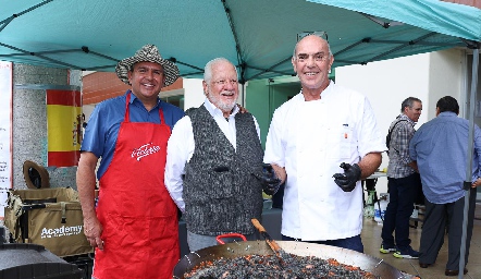  Juan Ariel Reyes, Guillermo Pizzuto y Carlos Hinojosa.