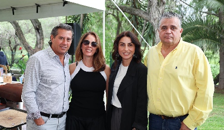  Gustavo González, Gaby Aranda, Sonia Yáñez y Alfonso Téllez.