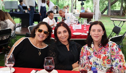  Beatriz Treviño, Pita Cosío y Ana Luisa Garza.