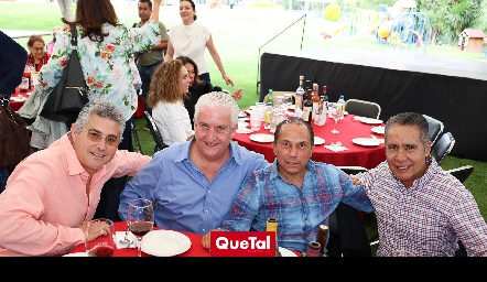  Juan Carlos Villaseñor, Luis Gómez, Miguel González y Héctor Hinojosa.