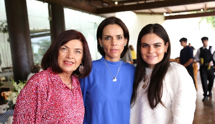  3 generaciones, Bertha Díaz Infante, Bertha Tamez y Bertha García.