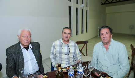  Antonio Cabrero, Eduardo Gómez y Ricardo Garza.