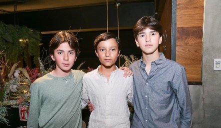  Santiago Conde, Patricio Leos y Rodrigo Díaz.