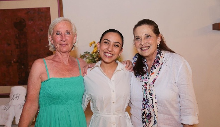  Inger Enerstad, Lorena Lozano y Lorena Sánchez.